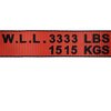 Tie 4 Safe 2" x 10' Lasso Strap w/ D Ring Auto Tie Down Wheel Lift Tow Truck Trailer Red, 4PK TWS21-510-W27-R-C-4